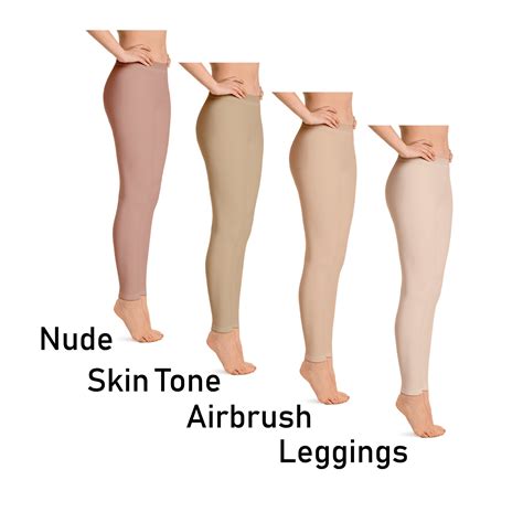 Nude Leggings For Women Skin Tone Gym Leggings Solid Neutral Etsy UK