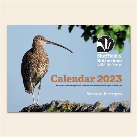 Sheffield And Rotherham Wildlife Trust Calendar 2023 Sheffield