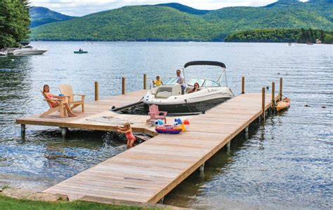 Dock House House Boat Decking Options Steel Channel Dock Lighting