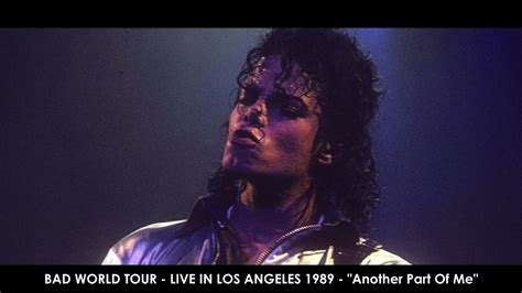 Michael Jackson Live In Los Angeles Another Part Of Me Youtube