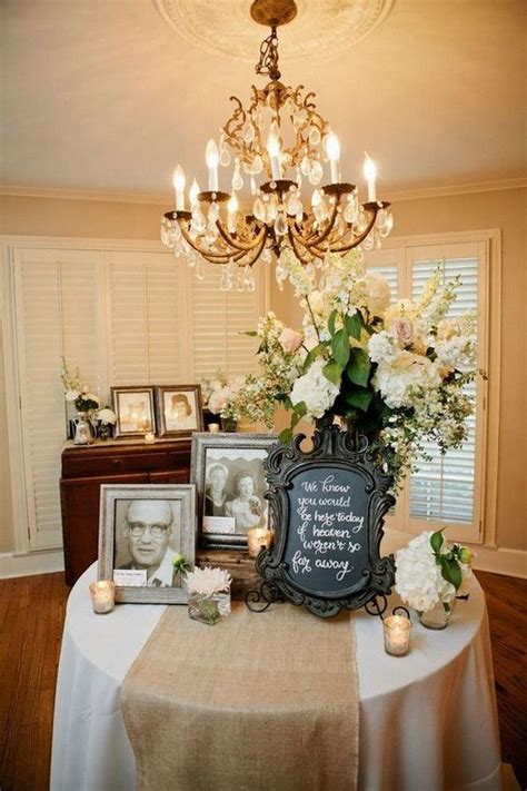️ 15 Wedding Memorial Table Decoration Ideas For Those Who Are Forever