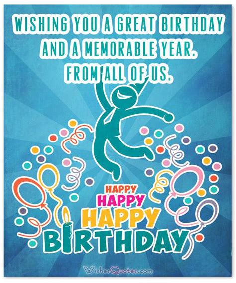 Funny birthday wishes for coworker. Amazing Birthday Wishes To Inspire Your Employees By ...