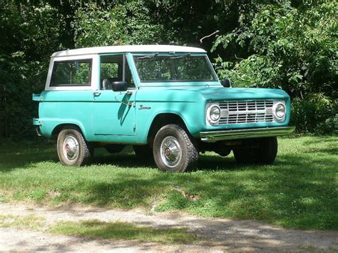 Baby Blue 1966 Ford Bronco For Sale
