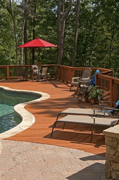 50 Inground Pool Deck Designs In 2021 Inground Pool Landscaping
