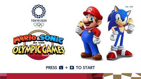 Mario Sonic At The Olympic Games Tokyo Nintendo Switch
