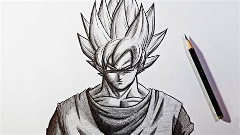 How Draw Saiyan Dragon Ball Goku Dibujo A Lapiz Goku A Lapiz Pdmrea