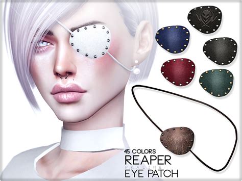 Sims 4 Ccs The Best Reaper Eye Patch By Pralinesims