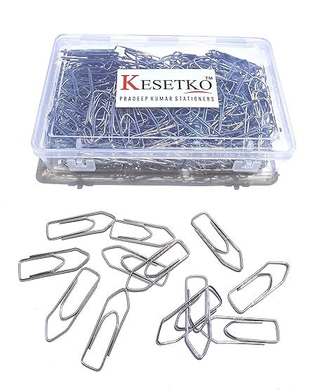 Kesetko® Paper Clips Gem Clips Steel U Clips 200 Piece 30mm Long