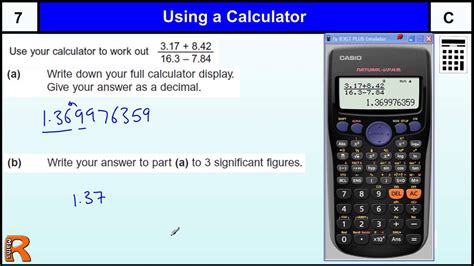 Those are certain values and following rules are used to determine the number. Using a Calculator and Significant figures GCSE Maths ...