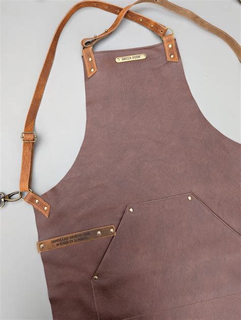 Cross Strap Apron Deluxe Leather Chef Apron Stalwart Crafts Us