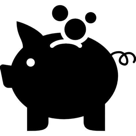 Piggy Bank Silhouette At Getdrawings Free Download