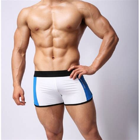New 2016 Mens Sexy Underwear Boxer Shorts Trunks For Man Gay Wear Brave Person Brand Nylon Men