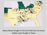 Civil War In Te As Map Pictures