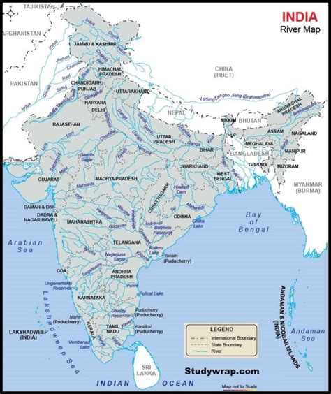 28 India Map With Rivers Online Map Around The World