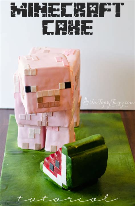 minecraft birthday cake tutorial ashlee marie real fun