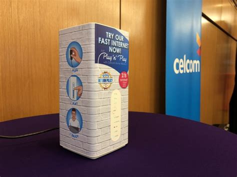 Celcom home wireless with just plug and play to enjoy instant connection of up to 1tb. Celcom introduces home wireless broadband