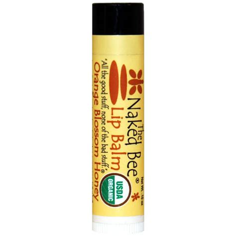 The Naked Bee Organic Lip Balm Orange Blossom Honey Choose Hope