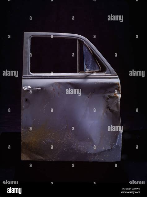 Used Beat Up Car Door Stock Photo Alamy