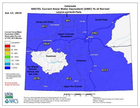 Colorados Current Snowpack Is 761 Above Average Unofficial Networks