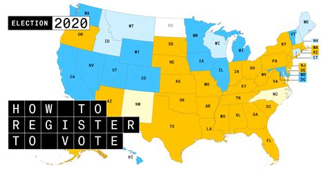 Voter Registration Deadlines 2020 By State