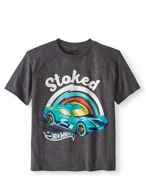 Hot Wheels - Hot Wheels 'Stoked' Graphic T-Shirt (Little Boys) - Walmart.com - Walmart.com