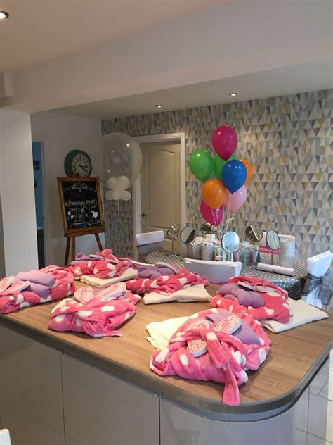 Pamper Party All Set Pamper Party Party Pamper