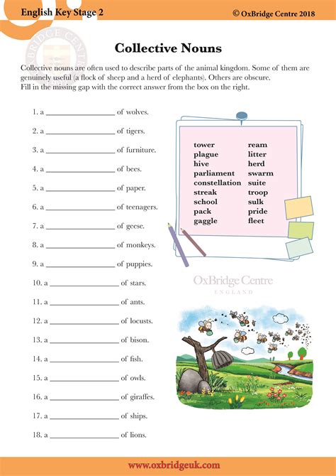 Collective Nouns Activity For Common And Proper Nouns Poster My Xxx Hot Girl