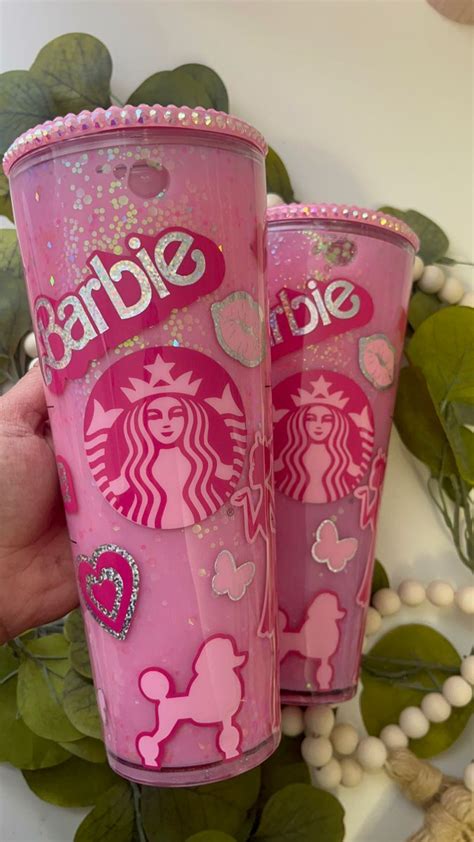 Barbie Snowglobe Tumbler 💗 Snow Globes Pink Coupons Halloween Cups