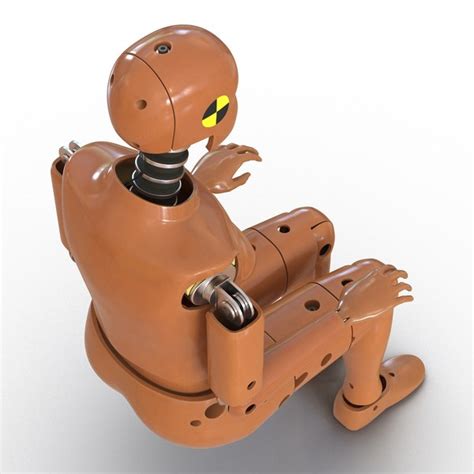 Female Crash Test Dummy D Model