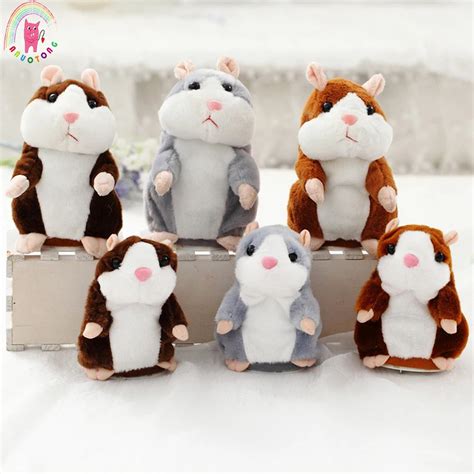 16cm Talking Hamster Mouse Pet Plush Toy Hot Cute Speak Talking Sound