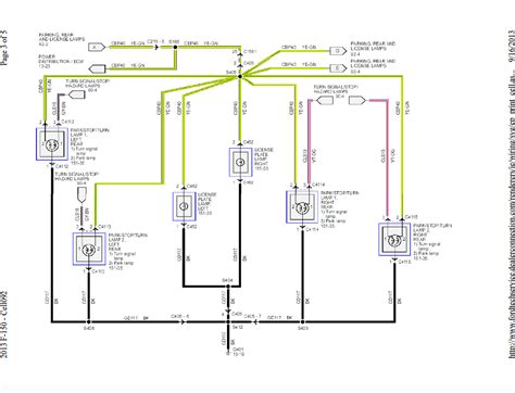 Rear Tail Light Wiring Diagrams