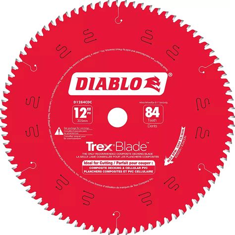 Diablo Trexblade 12 Inch X 84 Tooth Carbide Tipped Mitre Saw Blade For