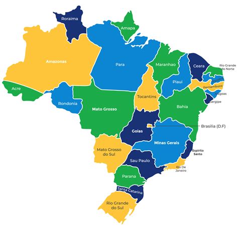 Mapa De Brasil Para Imprimir Descargar Gratis