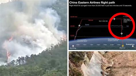 China Plane Crash Unexplained 30 Seconds Of Mu5735 Au