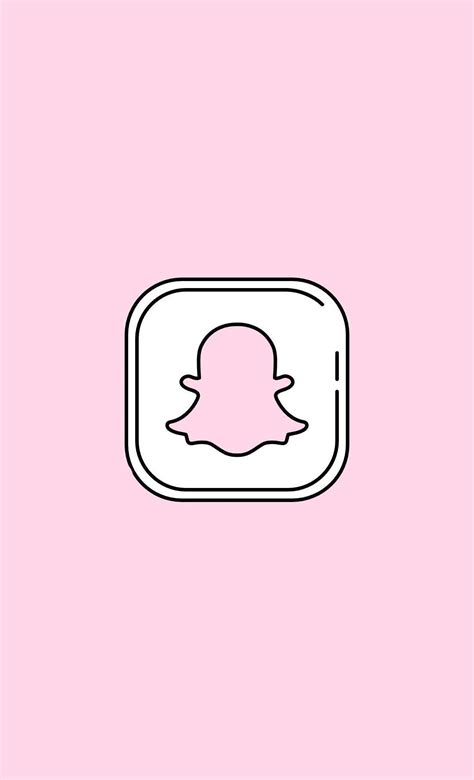 Pin By Gabby On Pink Theme Aesthetic Snapchat Logo Cute App Instagram Logo