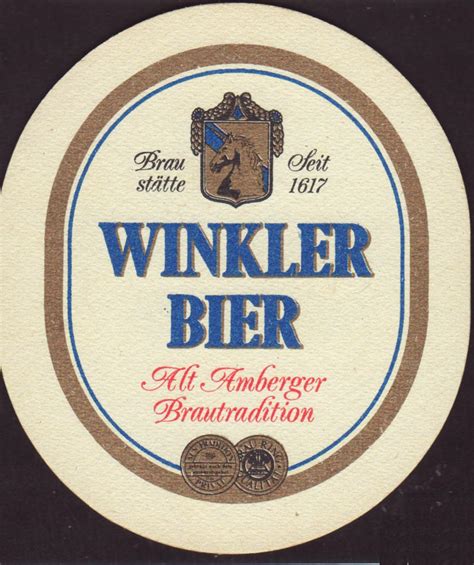Beer coaster - Coaster number 2-1 | Brewery Brauerei Winkler GmbH & Co KG :: City - Amberg ...