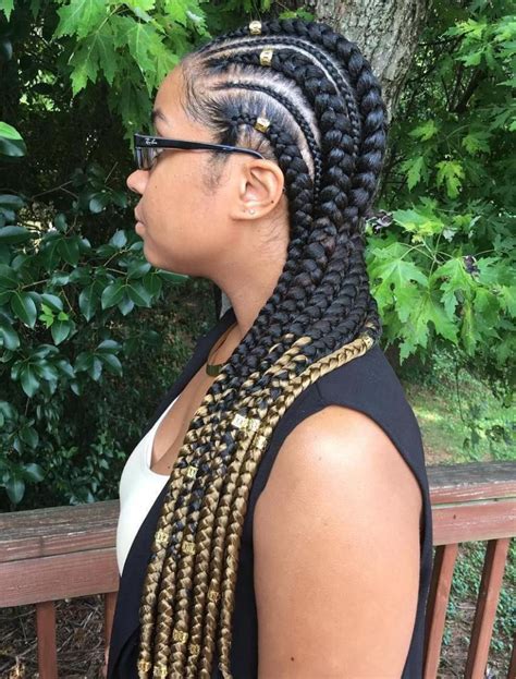 Though initially ghana braids were done up in a straightback style that depicted religious or social you can go for straight, zigzag, or curved patterns and accessorize them with beads or metal rings these simple straight back ghana braids keep your whole look light and easy without being too frilly. 20 Totally Gorgeous Ghana Braids for an Intricate Hairdo ...