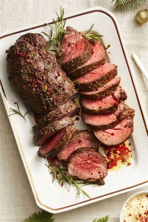 Beef tenderloin, which gets cut from the cow's loin, contains the filet mignon. Peppercorn Beef Tenderloin | Recipe | Beef tenderloin ...