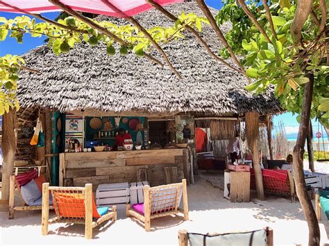 Beach Bar Decor Beach Bars Beach Cafe Zanzibar Beaches