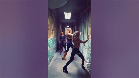 Javicia Leslie Meagan Tandy Camrus Johnson Nicole Kang Dancing On The Set Of Batwoman Youtube
