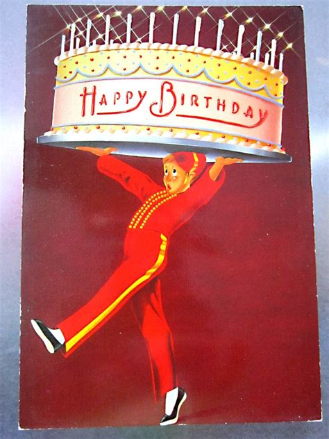 Retro Vintage Birthday Card By Pop Artist And Illustrator