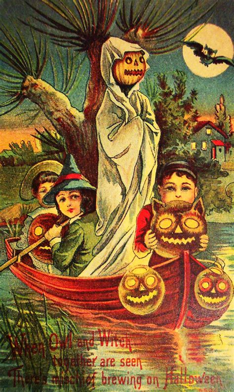 Vintage Halloween Postcards From The 1910s Vintage Everyday