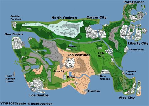 Would You Like To See A Map Like This For Gta 6 Do You Think Rockstar