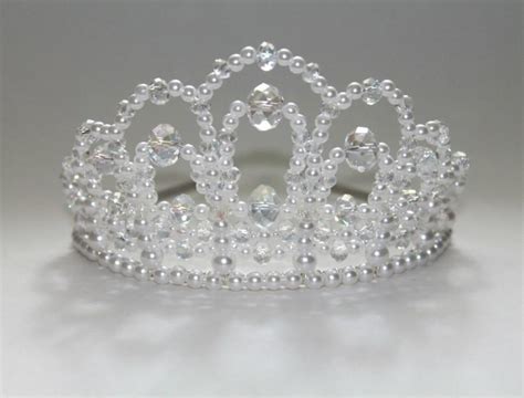 A True Diva Crystal And Pearl Tiara Bridal Tiara Princess Tiara