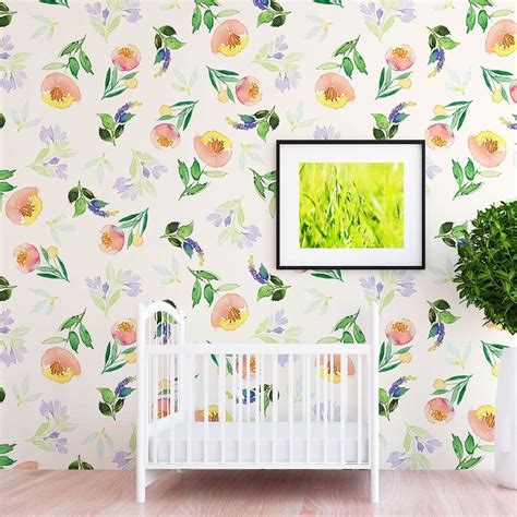 Brielle Floral Wallpaper Project Nursery