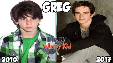 When i told my friend i was reading 'diary of a wimpy kid', she said only one thing. DIARY OF A WIMPY KID Cast Then and Now 2017 - YouTube