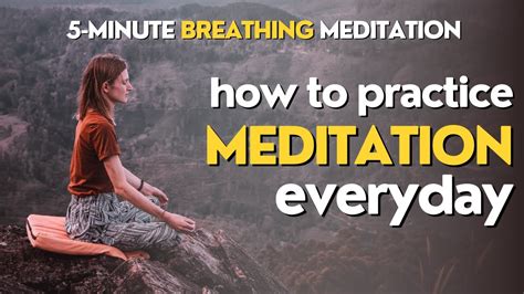 5 Minute Breathing Meditation Youtube