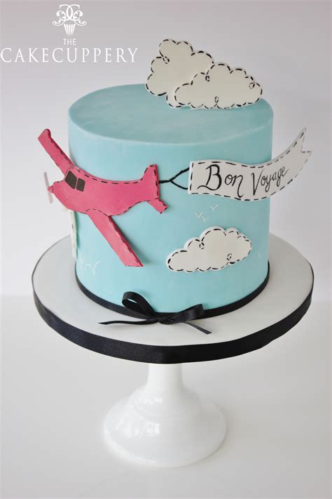 Bon Voyage Cake By The Cake Cuppery For All Your Cake Decorating