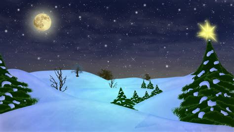 Hd Beautiful Christmas Scene Animated Stock Footage Video 100