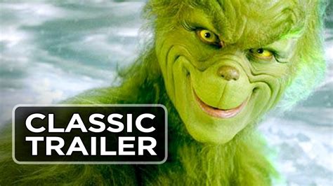 Il Grinch Film How The Grinch Stole Christmas Official Trailer 1 Clint 2000 сша